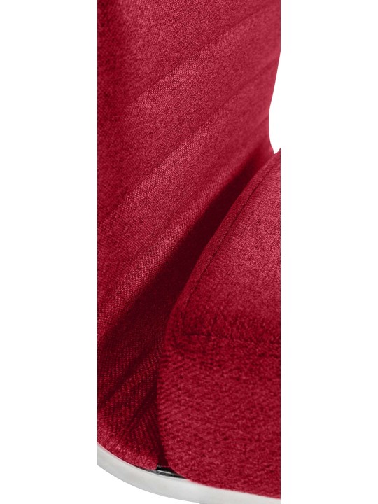 Bureaustoel Amadora stof, rood