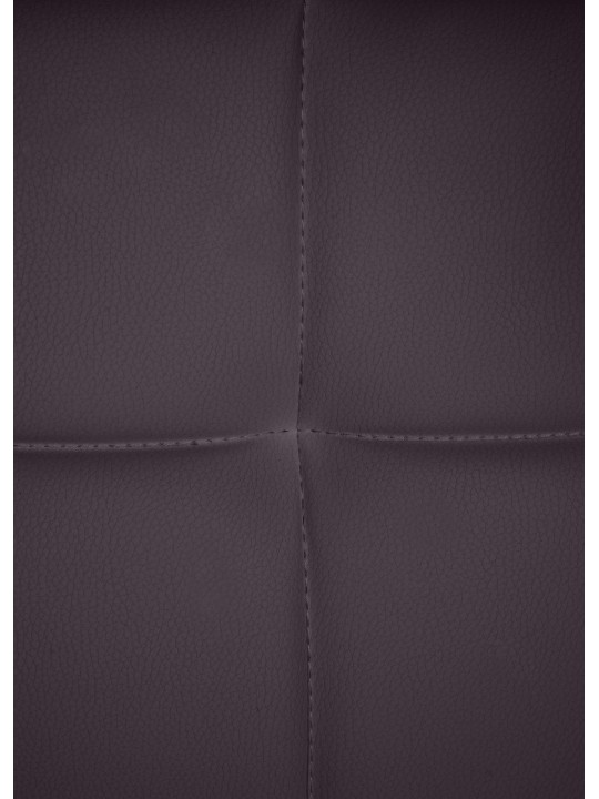 Bezoekersstoel Canada B kunstleer, bruin