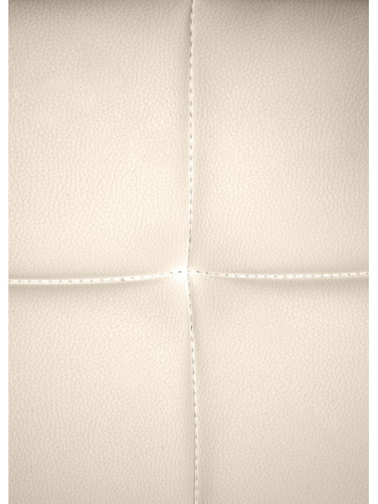 Bezoekersstoel Canada B kunstleer, crème