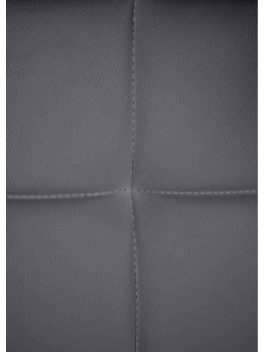 Bezoekersstoel Canada B kunstleer, grijs