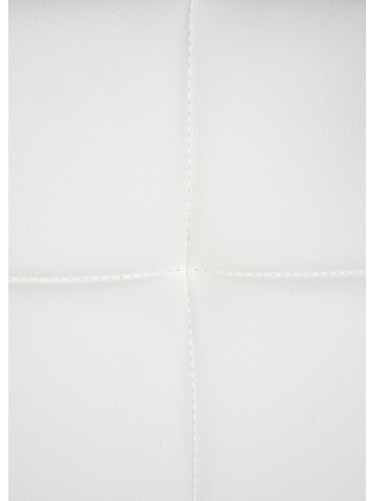 Bezoekersstoel Canada B kunstleer, wit