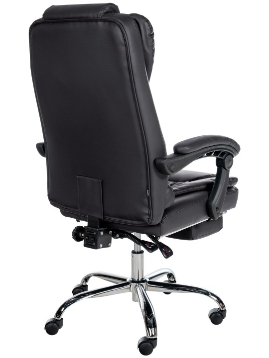 Bureaustoel Zuurstof kunstleer, zwart
