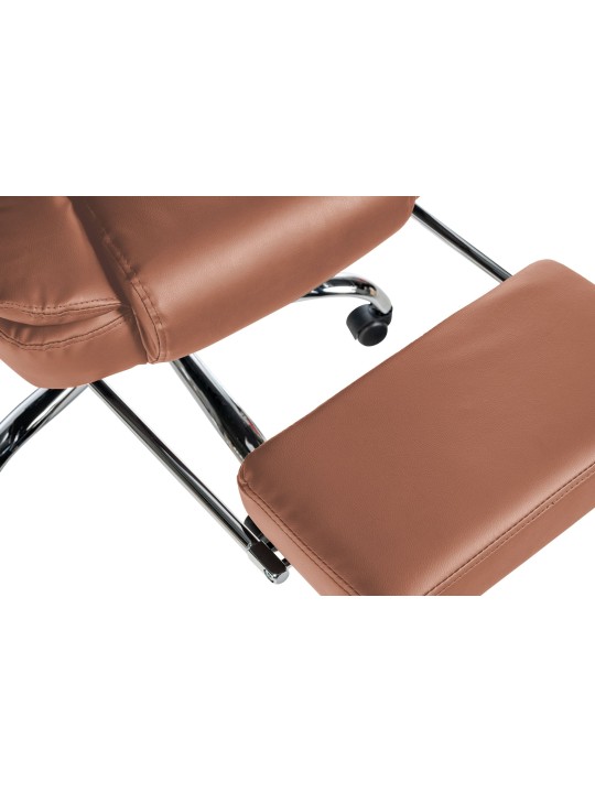 Bureaustoel Oxygen kunstleer, lichtbruin