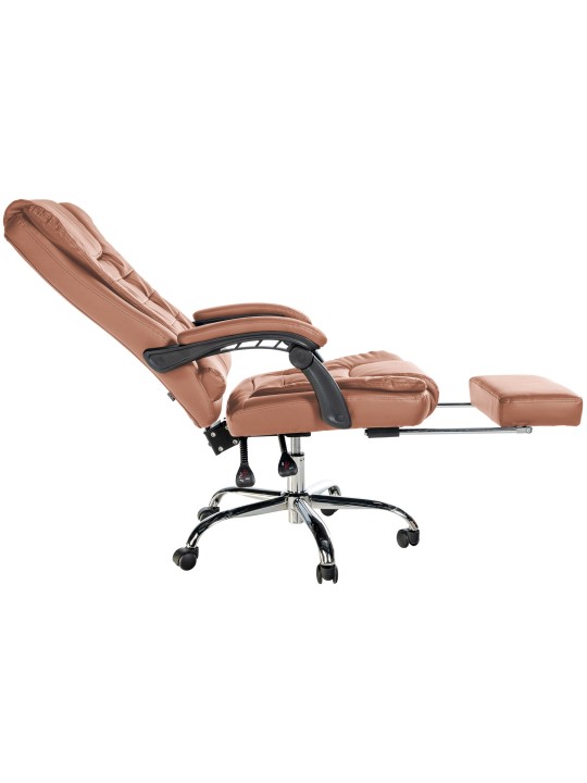 Bureaustoel Oxygen kunstleer, lichtbruin