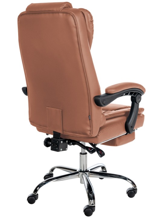 Bureaustoel Oxygen kunstleer, lichtbruin