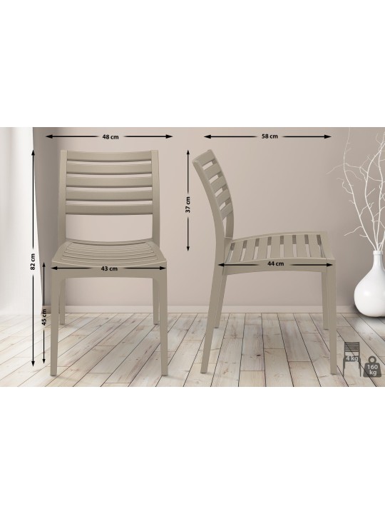 Ares-voorzitter, modderkleur Ares-voorzitter, modderkleur