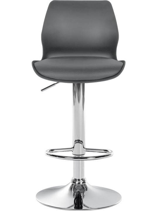 Set van 2 barkrukken Gilbert kunststof, grijs Set van 2 barkrukken Gilbert kunststof, grijs