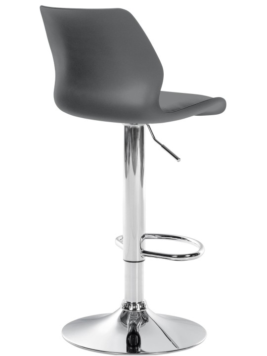 Set van 2 barkrukken Gilbert kunststof, grijs Set van 2 barkrukken Gilbert kunststof, grijs