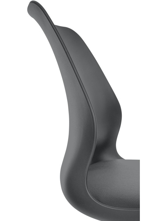 Set van 2 barkrukken Gilbert kunststof, grijs Set van 2 barkrukken Gilbert kunststof, grijs