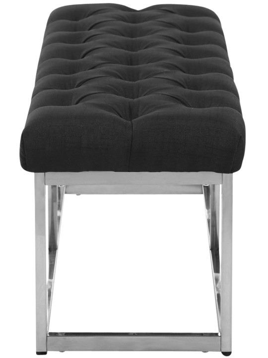 Bank Amun stof E120, donkergrijs