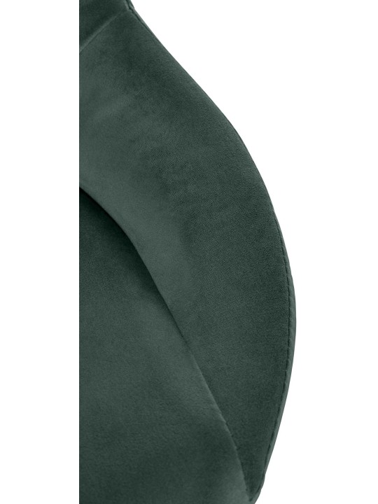 Set van 2 barkrukken Milet fluweel B, groen