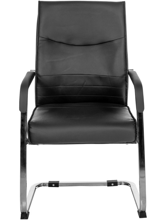 Set van 2 bezoekersstoelen Hobart, zwart