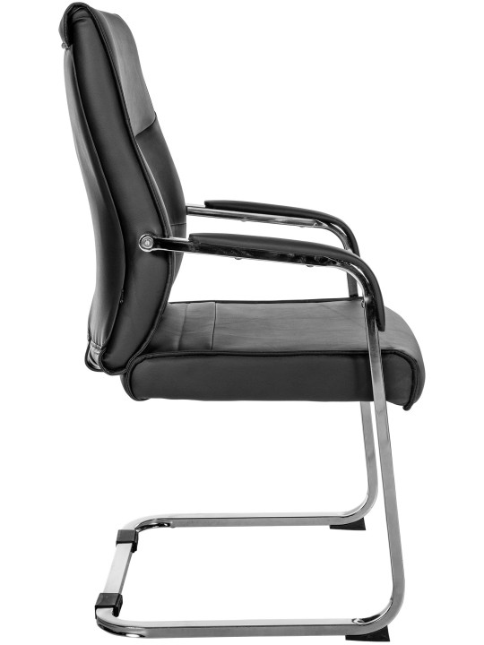 Set van 2 bezoekersstoelen Hobart, zwart