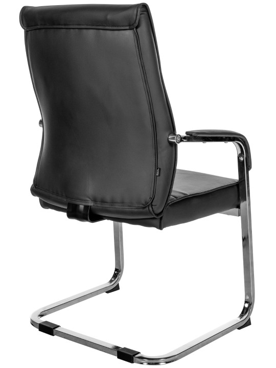 Set van 2 bezoekersstoelen Hobart, zwart