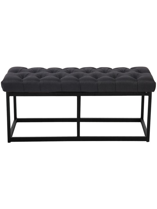 Bank Amun stof 100 cm, zwart Bank Amun stof 100 cm, zwart