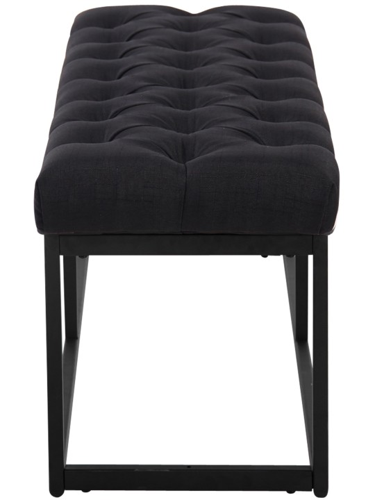 Bank Amun stof 100 cm, zwart Bank Amun stof 100 cm, zwart