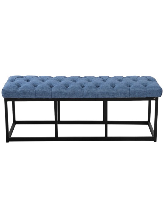 Bank Amun stof 120 cm, blauw Bank Amun stof 120 cm, blauw