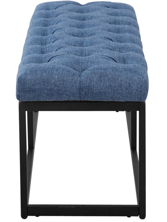 Bank Amun stof 120 cm, blauw Bank Amun stof 120 cm, blauw