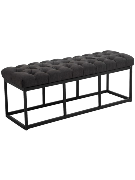 Bank Amun stof 120 cm, zwart Bank Amun stof 120 cm, zwart