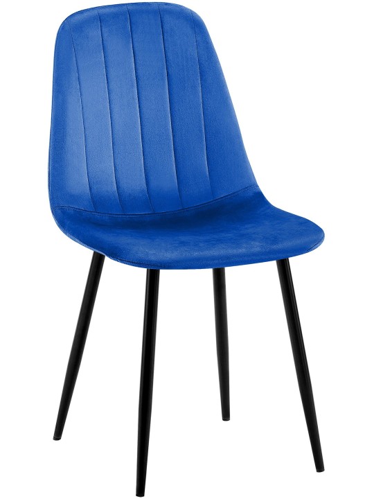 Baxter fluwelen eetkamerstoel, blauw Baxter fluwelen eetkamerstoel, blauw