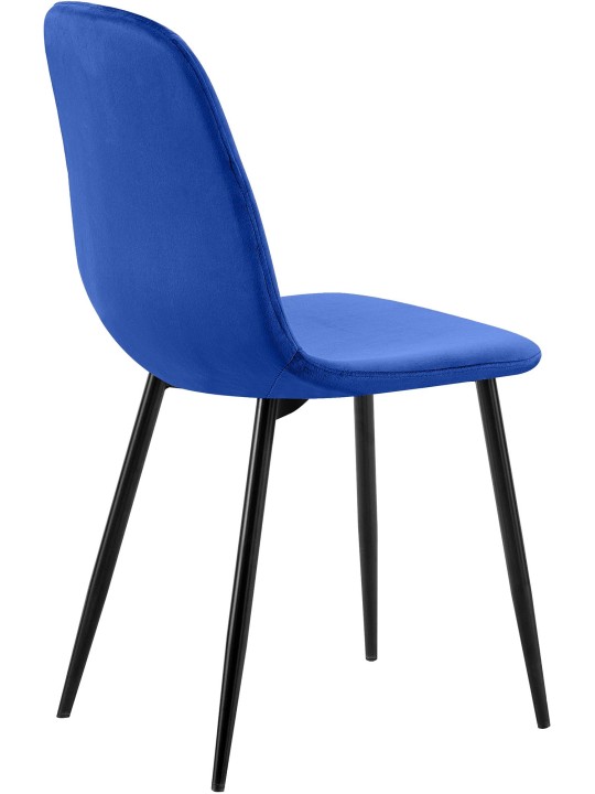 Baxter fluwelen eetkamerstoel, blauw Baxter fluwelen eetkamerstoel, blauw