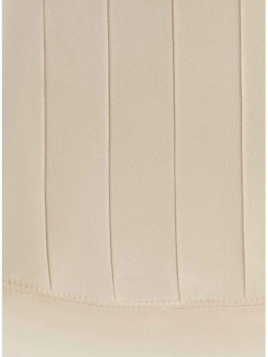 Baxter fluwelen eetkamerstoel, crème Baxter fluwelen eetkamerstoel, crème