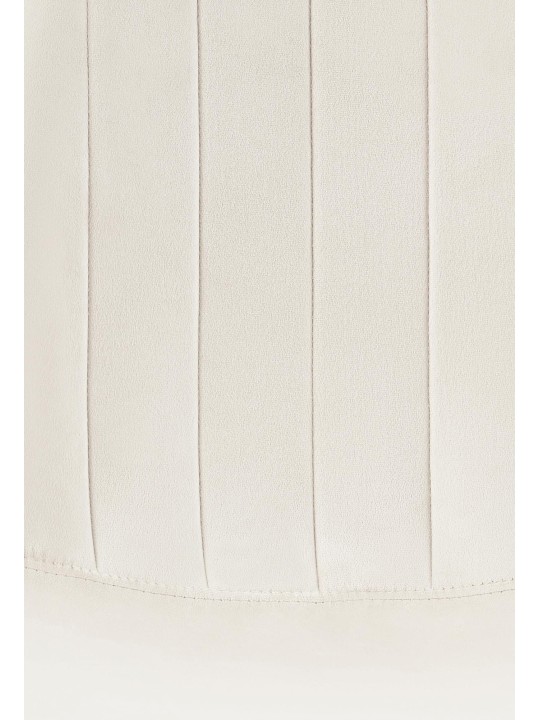 Baxter fluwelen eetkamerstoel, crèmewit Baxter fluwelen eetkamerstoel, crèmewit