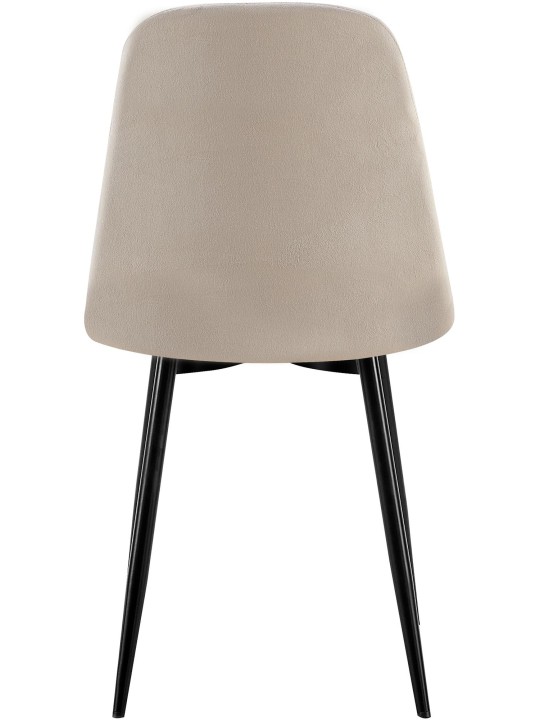 Baxter fluwelen eetkamerstoel, grijs Baxter fluwelen eetkamerstoel, grijs