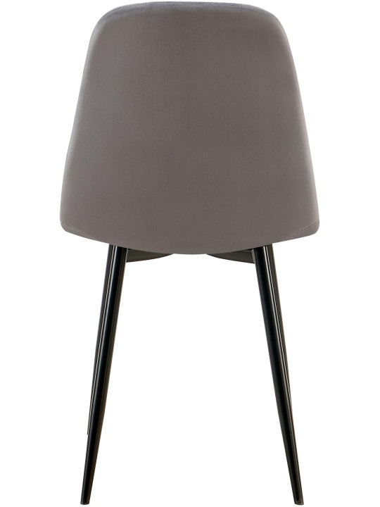 Baxter fluwelen eetkamerstoel, donkergrijs Baxter fluwelen eetkamerstoel, donkergrijs