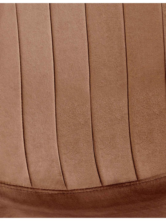 Baxter fluwelen eetkamerstoel, bruin Baxter fluwelen eetkamerstoel, bruin