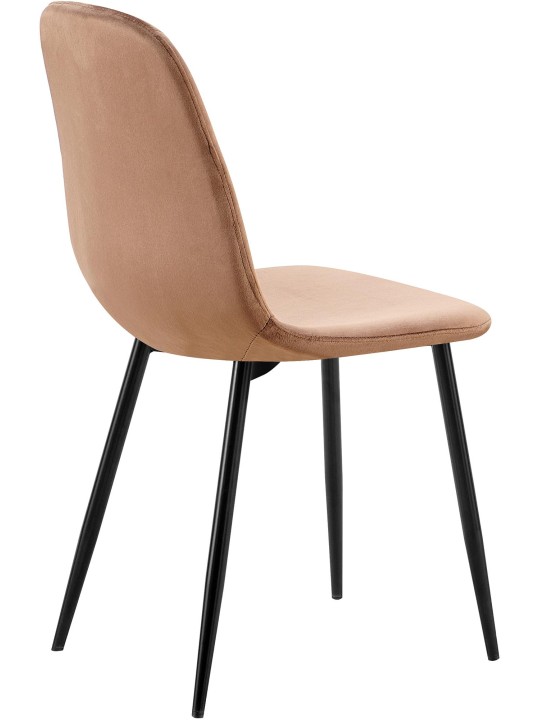 Baxter fluwelen eetkamerstoel, bruin Baxter fluwelen eetkamerstoel, bruin