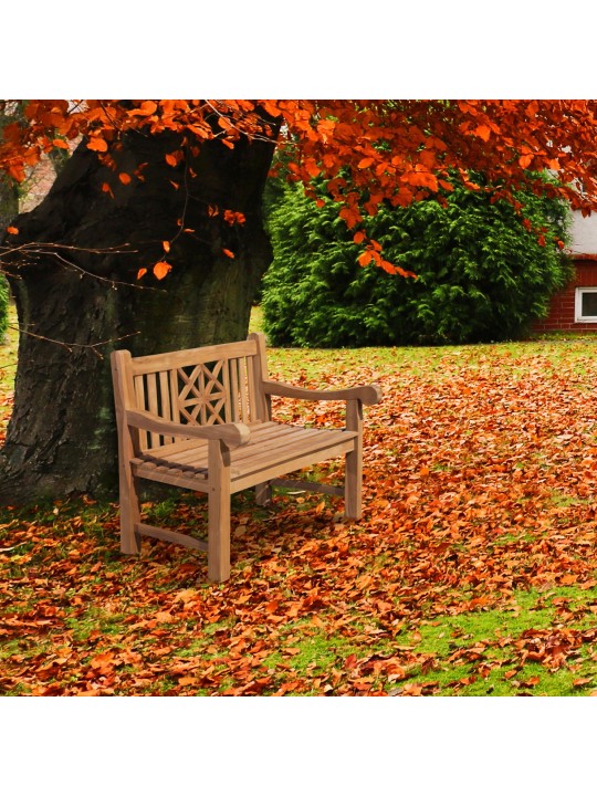 Teakhouten bank Florida 120 cm met deksel, teak Teakhouten bank Florida 120 cm met deksel, teak