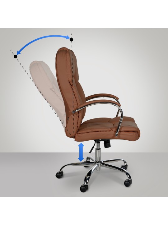 Bureaustoel BIG Xanthos, lichtbruin