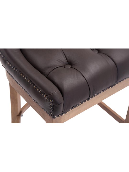 Barkruk Lakewood echt leer, antiek licht, bruin Barkruk Lakewood echt leer, antiek licht, bruin