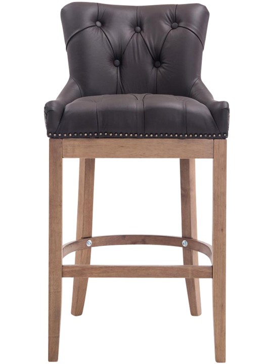 Barkruk Lakewood echt leer, antiek licht, bruin Barkruk Lakewood echt leer, antiek licht, bruin