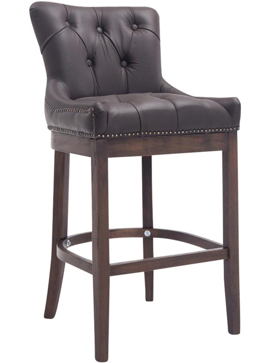 Barkruk Lakewood echt leer, antiek, bruin Barkruk Lakewood echt leer, antiek, bruin