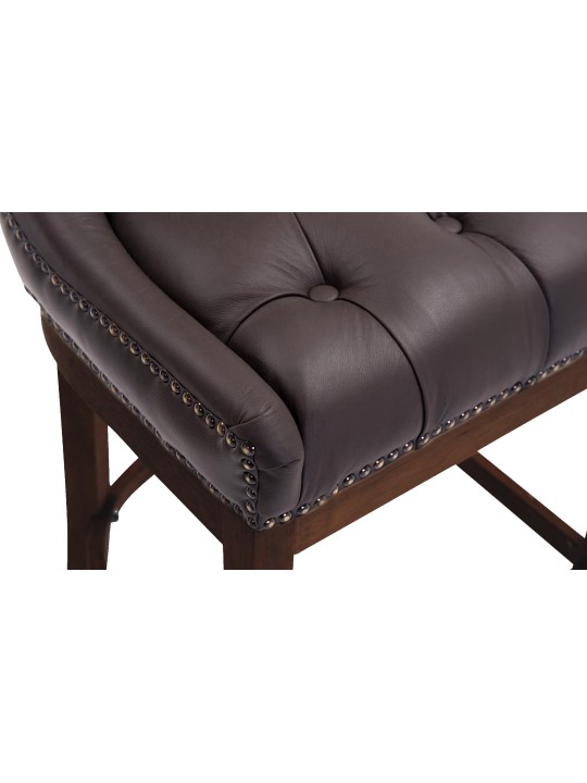 Barkruk Lakewood echt leer, antiek, bruin Barkruk Lakewood echt leer, antiek, bruin