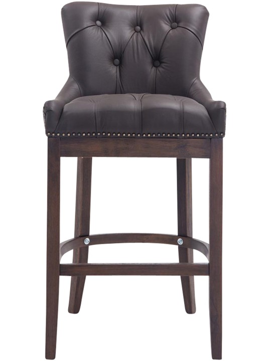 Barkruk Lakewood echt leer, antiek, bruin Barkruk Lakewood echt leer, antiek, bruin