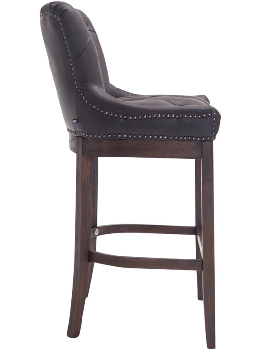 Barkruk Lakewood echt leer, antiek, bruin Barkruk Lakewood echt leer, antiek, bruin