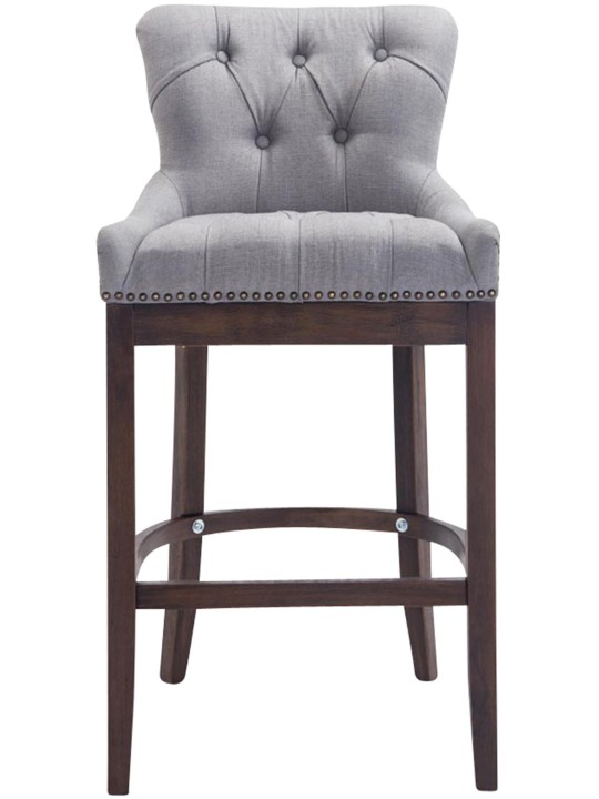 Barkruk Lakewood stof, antiek, lichtgrijs Barkruk Lakewood stof, antiek, lichtgrijs