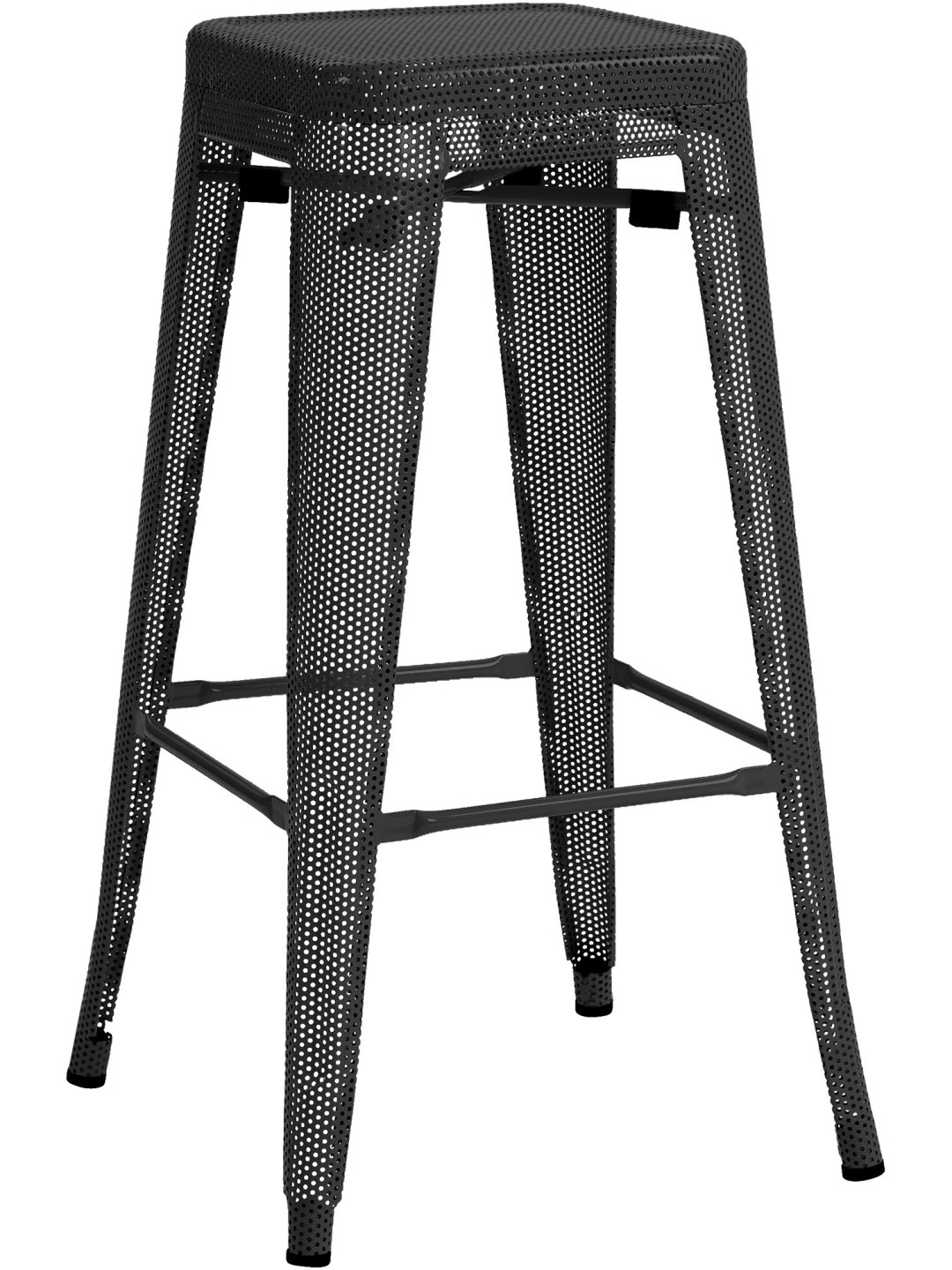 Barkruk Fletcher, zwart