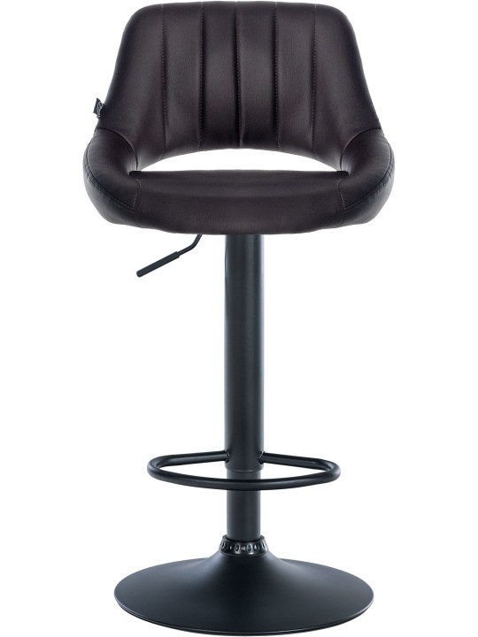 Barkruk Milet kunstleer, bruin