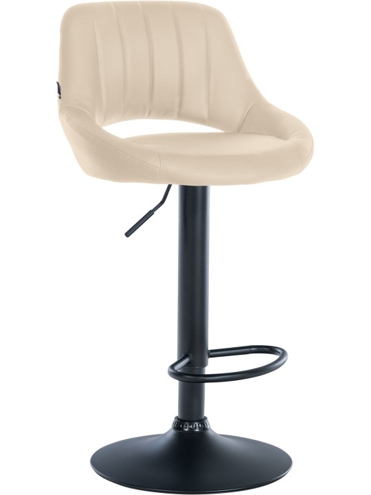 Barkruk Milet kunstleer, crème