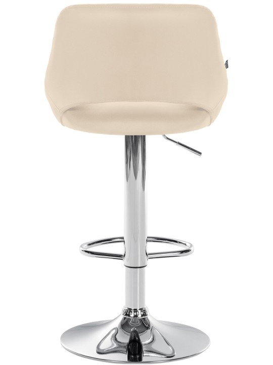 Set van 2 barkrukken Milet kunstleer C, crème