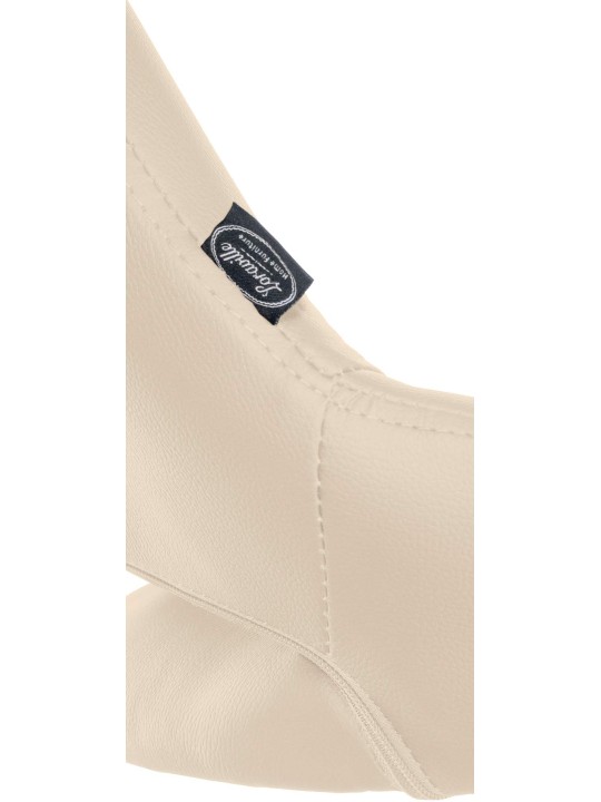 Set van 2 barkrukken Milet kunstleer C, crème