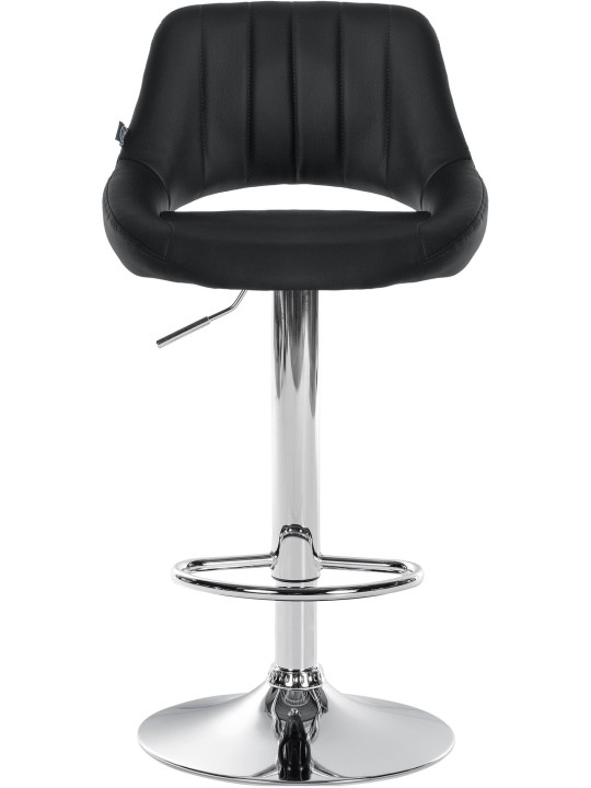 Set van 2 barkrukken Milet kunstleer C, zwart