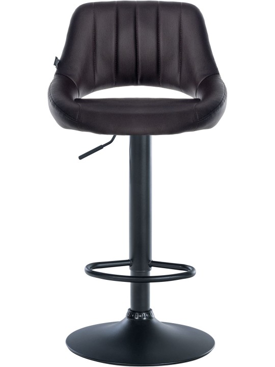 Set van 2 barkrukken Milet kunstleer B, bruin