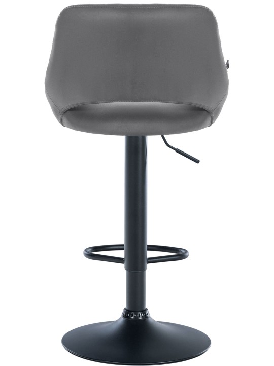 Set van 2 barkrukken Milet kunstleer B, grijs