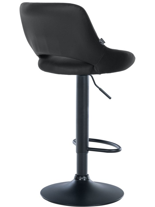 Set van 2 barkrukken Milet kunstleer B, zwart