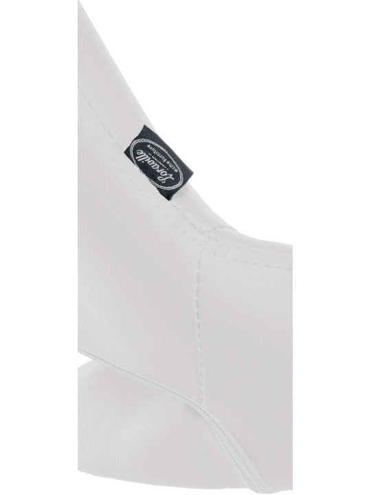 Set van 2 barkrukken Milet kunstleer B, wit